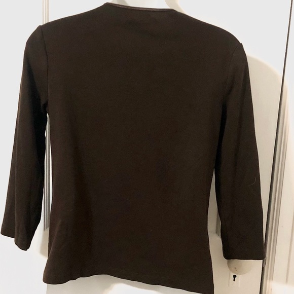 Ladies Jones New York 3/4 Sleeve Top - Picture 3 of 4